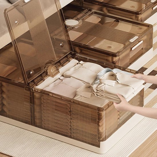 Fabutendus Onder bed opbergcontainers, onder bed opslag met