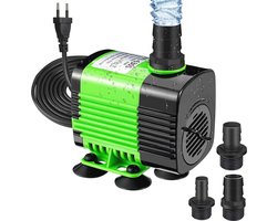 Dompelpomp 2800L/H 50W voor Aquariums en Vijvers - Ultra Stil met 3 Sproeiers en Anti-Droogbrandbeveiliging