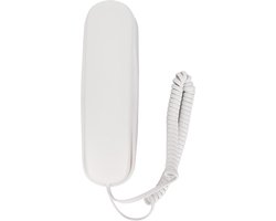 Mini-wandtelefoon met DTMF FSK Snoer Pauze Mute Herhaalfunctie - Aangedreven Door Telefoonlijn