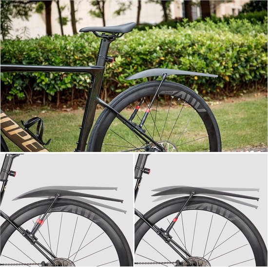 Kadacha Universele Fietsspatbordenset - Snelle Demontage Voor 24-29 Inch Fietsen
