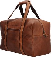 Hide & Stitches Reistas Japura - Weekendtas van 100% leer - Geschikt als handbagage - 37 x 20 x 38 cm - Cognac