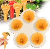 5 stuks kleurrijke bijeninsecten drinkbekers - voor bijen in de tuin