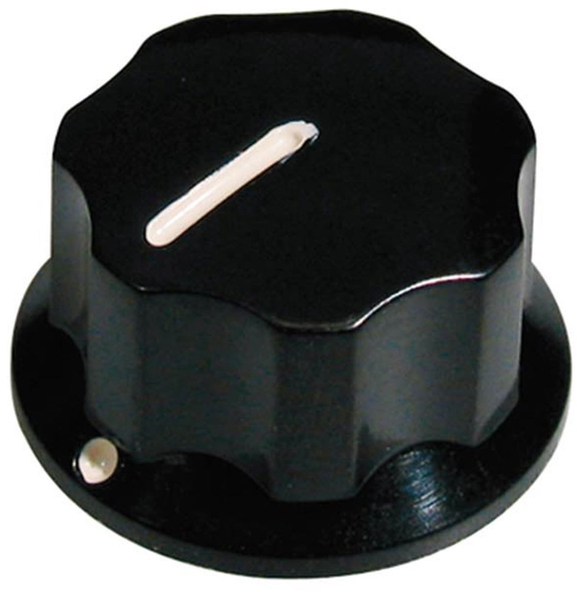 Boston KB-145-S Knop Jocker Bas, Zwart met Setschroef, Klein