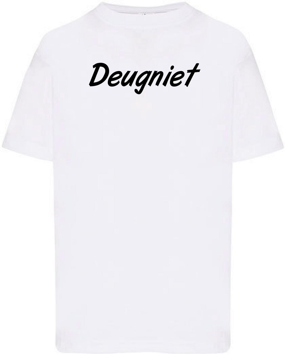 T-Shirt Deugniet-Wit-98