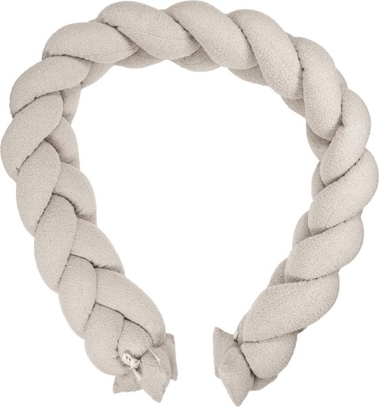 Teddy Boucle Naturel 90 cm Rond Omkeerbaar Boxkleed l