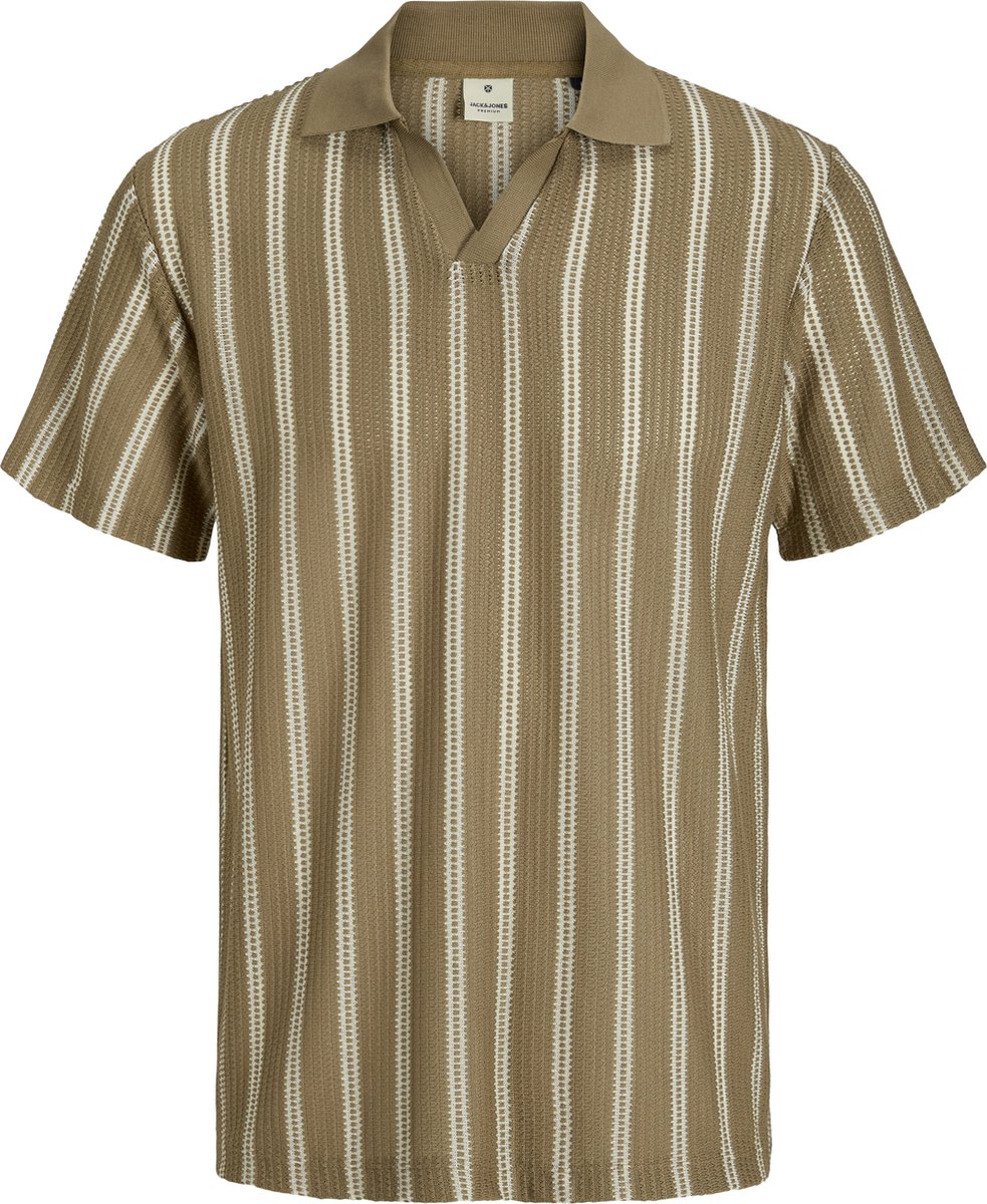 JACK&JONES - JPRBLUHARRY SS SPLIT NECK POLO PLS - Heren - Polo's Maat 6XL