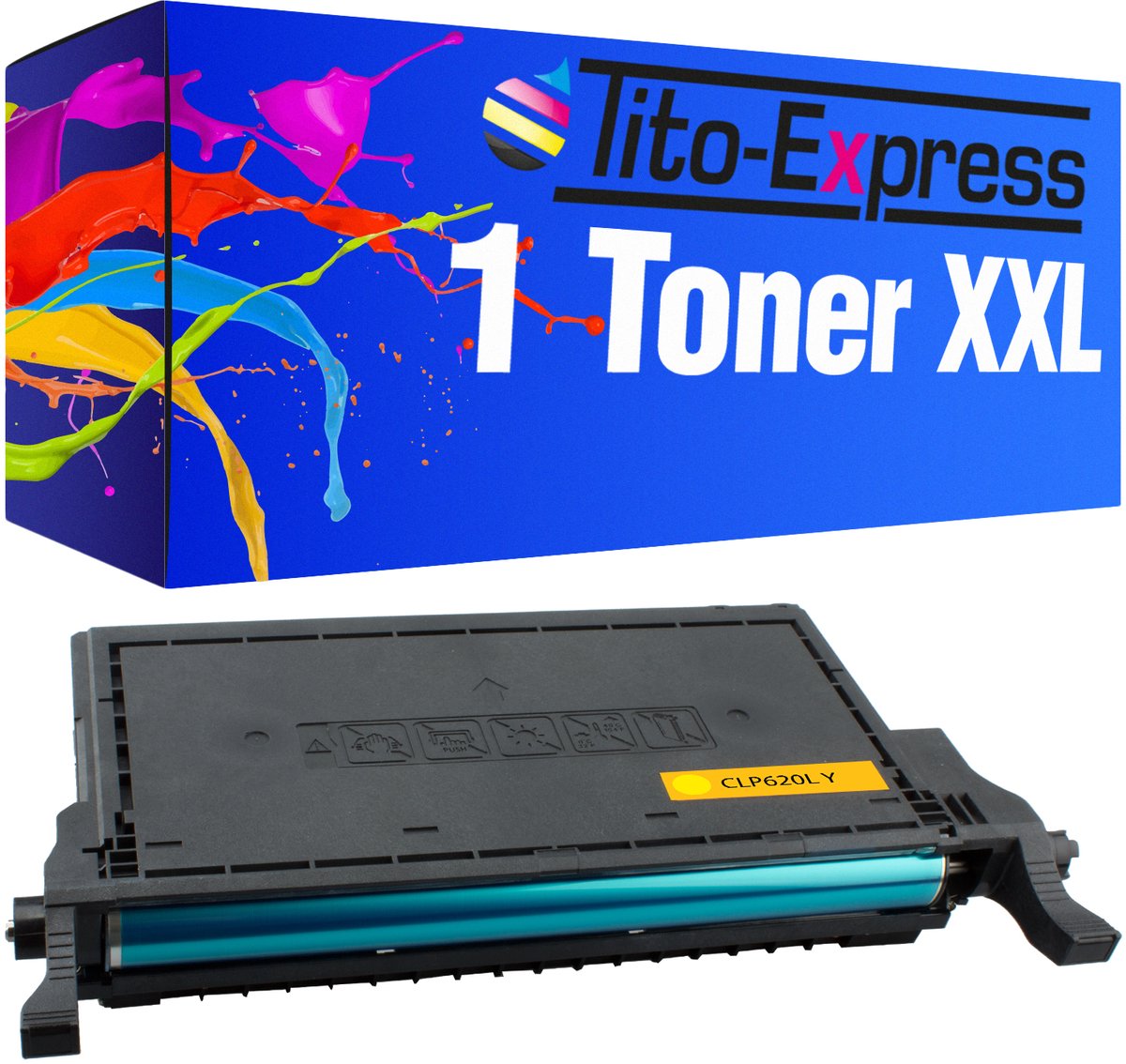 PlatinumSerie® 1 toner alternatief voor Samsung CLP-620 XXL CLT-Y5082L yellow