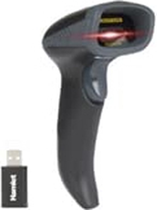 Hamlet HBCS-2D110W barcode-lezer Draagbare streepjescodelezer 1D/2D CMOS Zwart