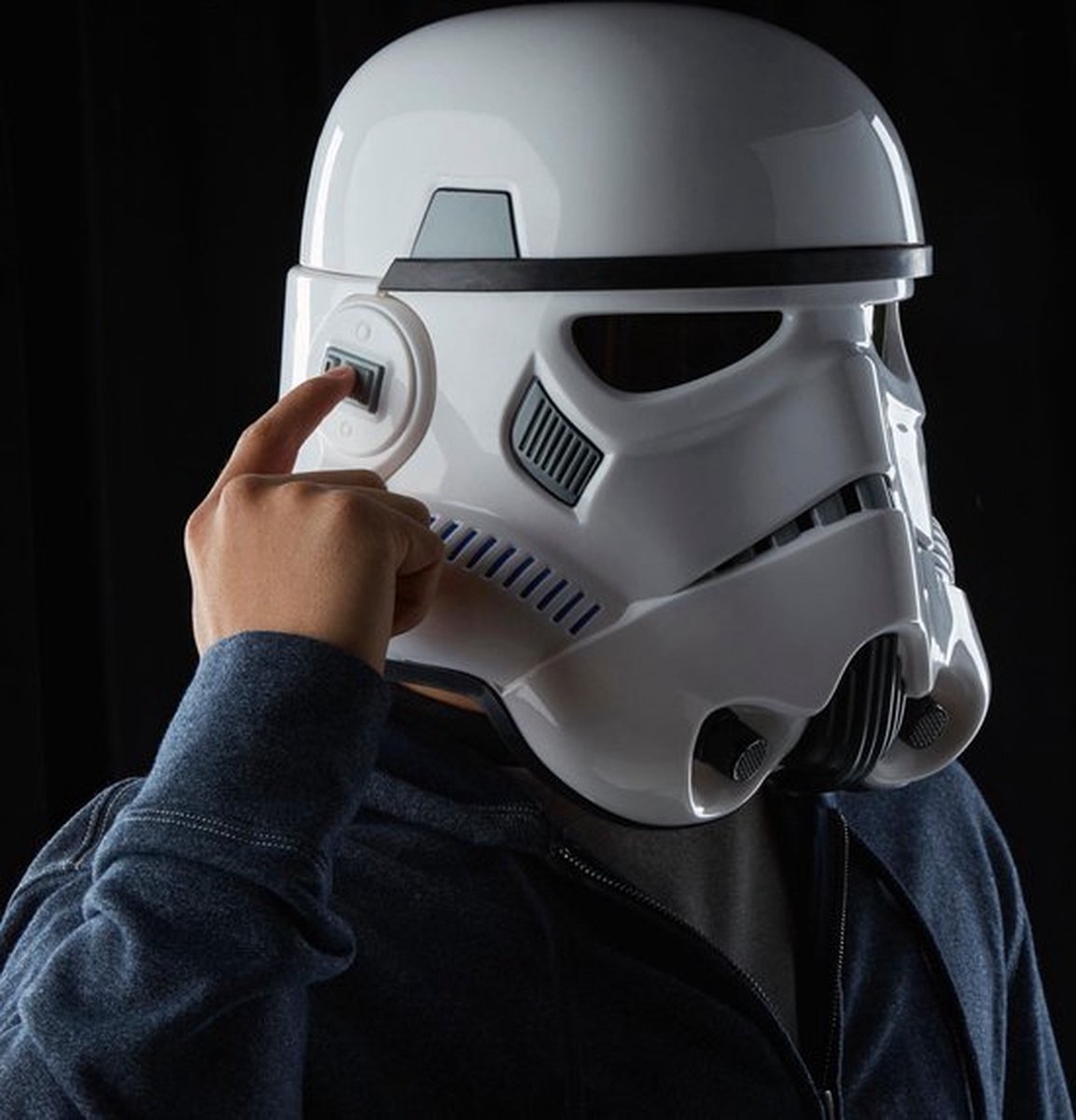 Star Wars The Black Series Stormtrooper Helm – Elektronischer Helm Mit Sprachverzerrer, Verstellbar, Für Erwachsene