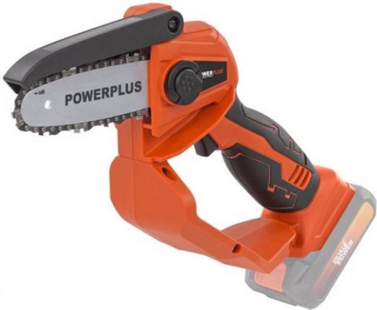 Dual Power Accu-kettingzaag POWDPG7572 - Snoeizaag op batterij van 20 V, zonder accu en lader, zaagblad van 10 cm met 14 tanden, tuingereedschap van Powerplus — afbeelding 5