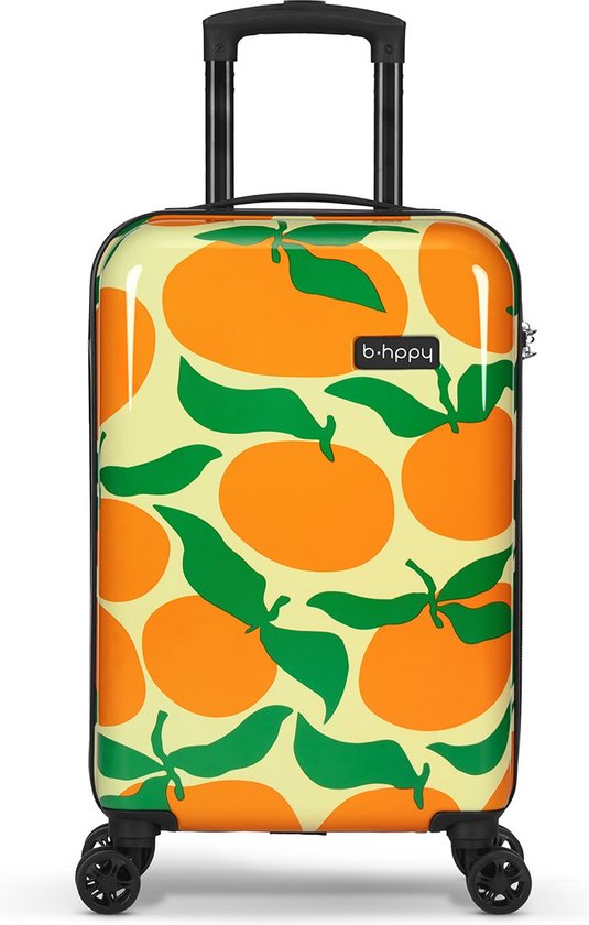 BHPPY Handbagage koffer 53x35x20cm - Handbagage trolley 33L - Veilig Cijferslot - Orange