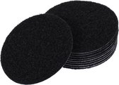 Scoby - Zelfklevend Klittenband - Ronde Sluiting - Nylon Hook and Loop - 10 Paar - Ø 6 cm - Zwart