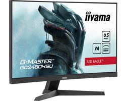 iiyama G-Master GC2480HSU-B1 Red Eagle - 24 inch - Full HD - VA - 180 Hz - Curved