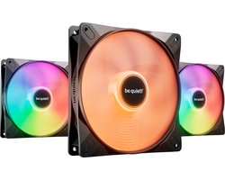 Be Quiet! - Light Wings LX PWM High Speed 3 Pack - Case Fan - 140mm - ARGB - Zwart