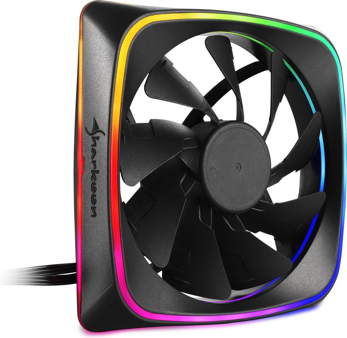 Box Ventilator Sharkoon 4044951028924 RGB Ø 12 cm