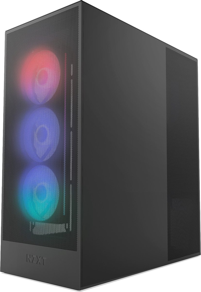 NZXT H7 Flow RGB ( 2024 ) tower behuizing 2x USB-A | 1x USB-C | RGB | Tempered Glass