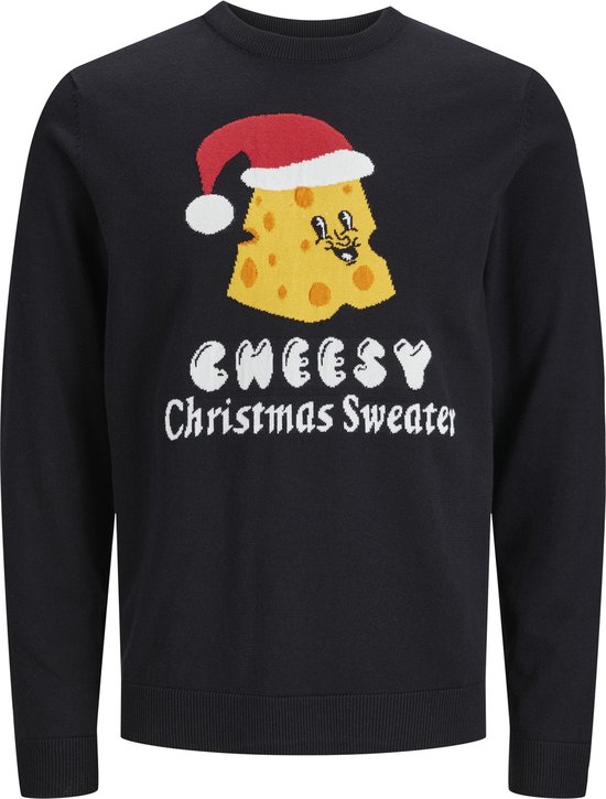 JACK&JONES - JORFESTIVE XMAS KNIT CREW NECK - Heren - Gebreide truien