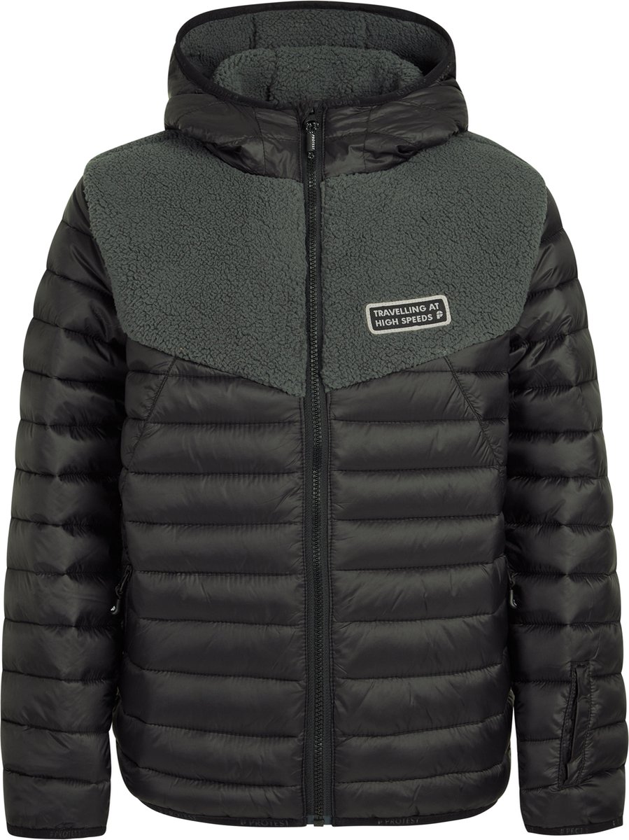 Protest Prtduco Jr – Tussenjas Jongens – Feathertouch-vulling – Outdoorjas Zwart