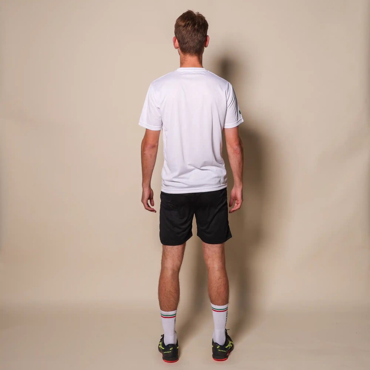Padelshirt Slim fit Wit - Maat M