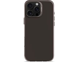 DECODED Resin Hoesje Geschikt voor iPhone 16 Pro Max – Anti-Yellowing - 100% Gerecycleerd Materiaal – Geschikt voor MagSafe - Phantom Zwart