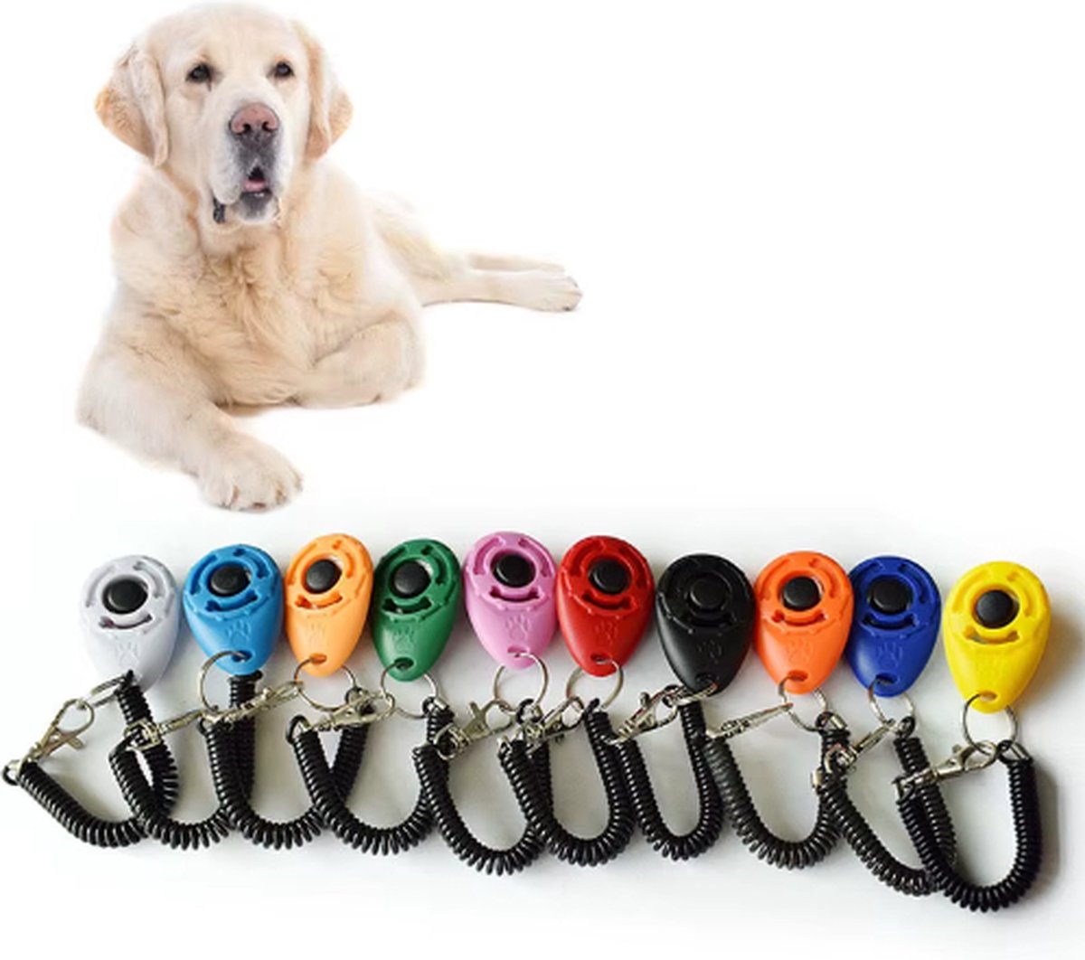 Scoby - Clicker - Honden Trainer - Diervriendelijke Hondentraining - Clicker Training Tool - Universeel - Blauw