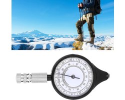 Outdoor kaartmeter met afstandsmeter en calculator - metalen wiel en kaartmes- mapping tool voor geocachers - outdoorliefhebbers. .