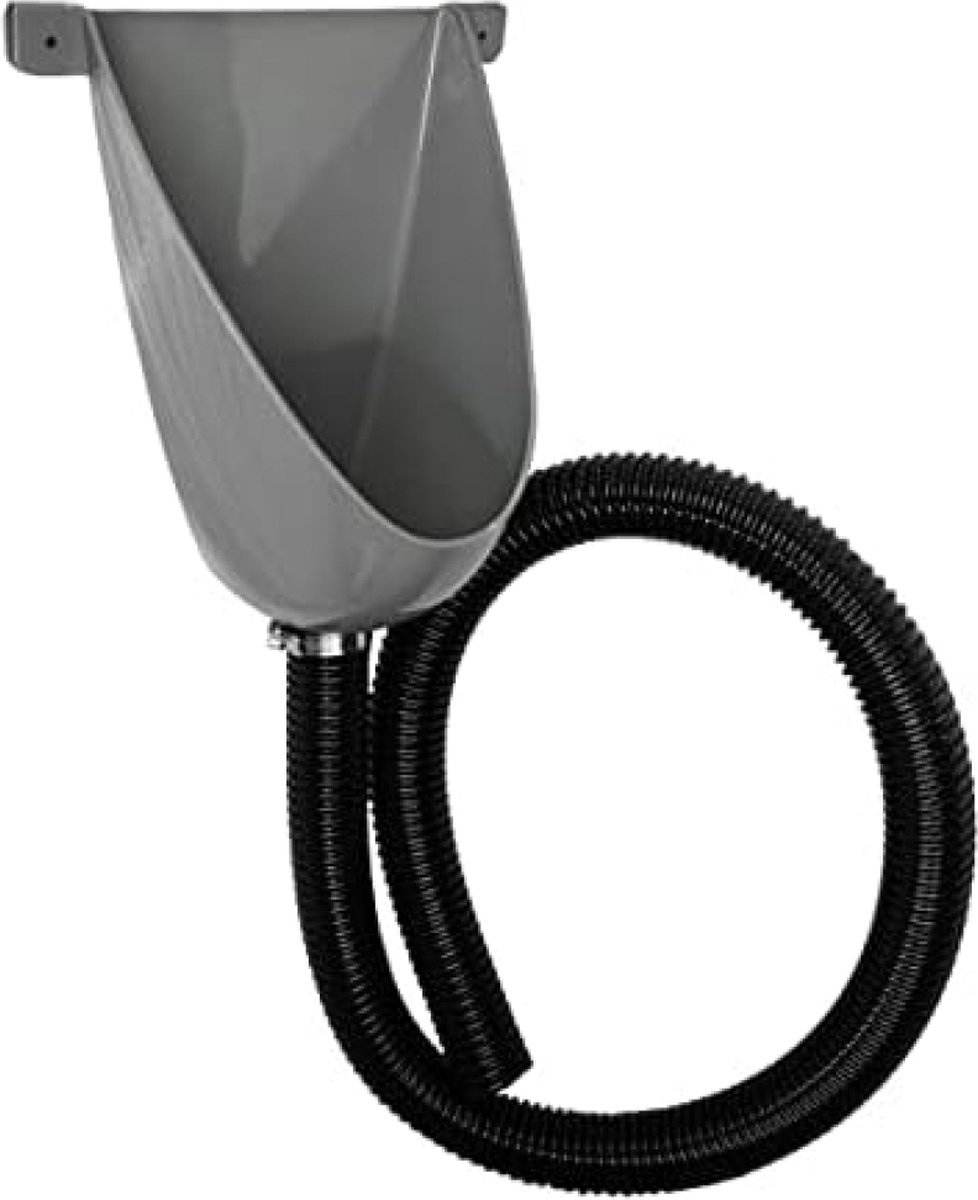 PolkaHome® Urinoir van kunststof voor camping, tuin, bouwplaats.