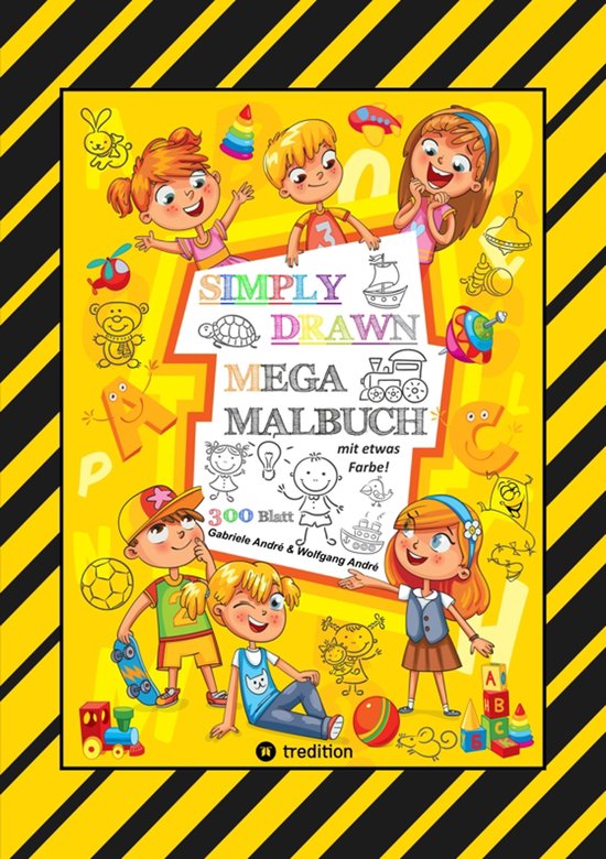 MEGA MALBUCH 18 - MEGA MALBUCH - 300 SEITEN MIT TOLLEN MOTIV ... - cover
