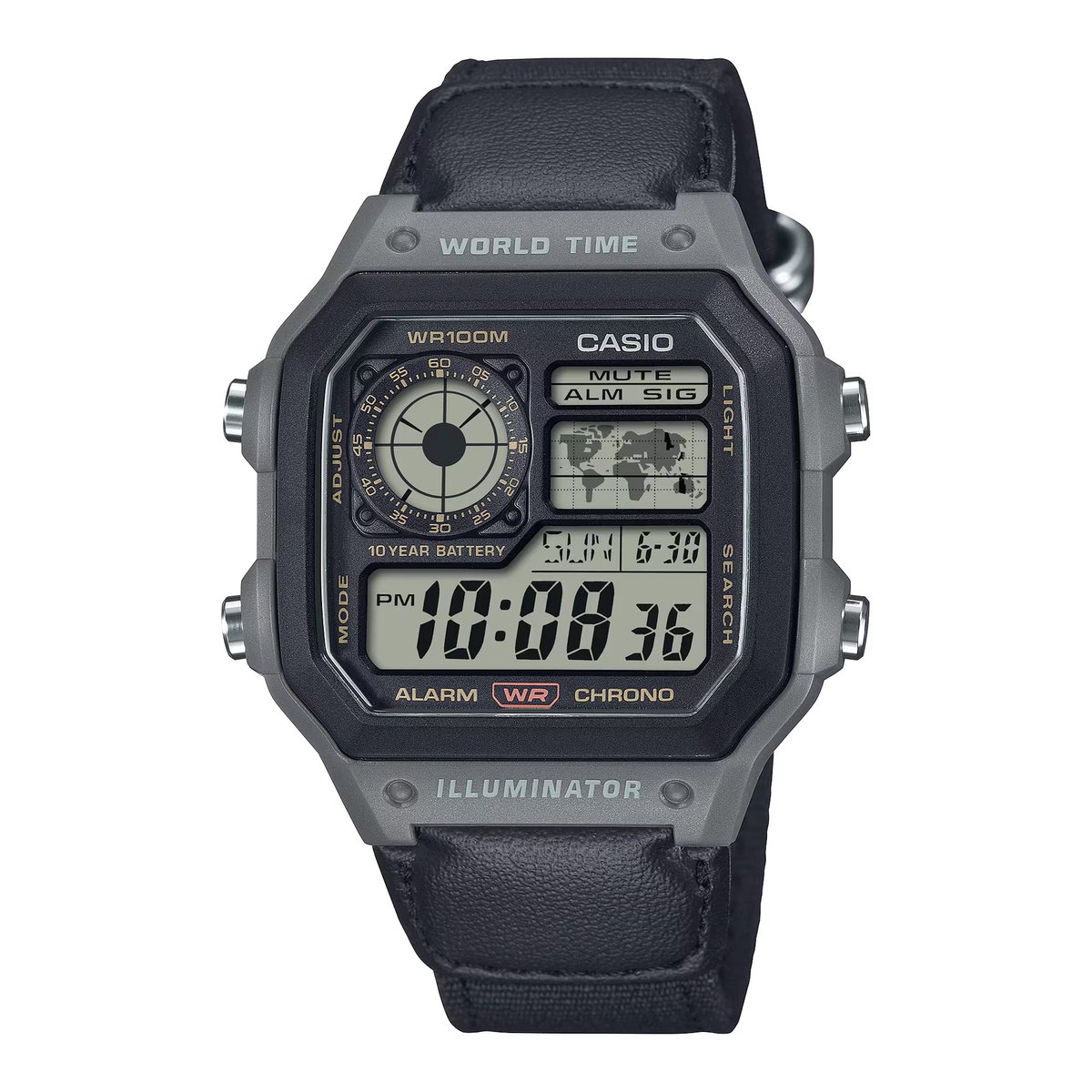 Casio AE-1200WHUB-8AVEF Timeless Collection Heren Horloge