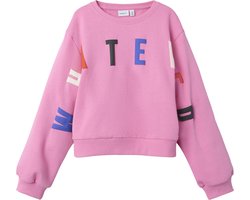 NAME IT - NKFPLILJE LS SHORT LOOSE SWEAT BRU - Meisjes - Sweaters