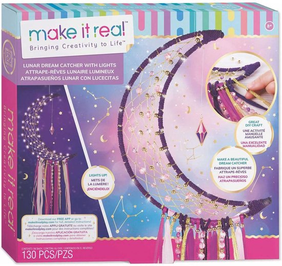 Make it Real Maan Dromenvanger met lichtjes maken