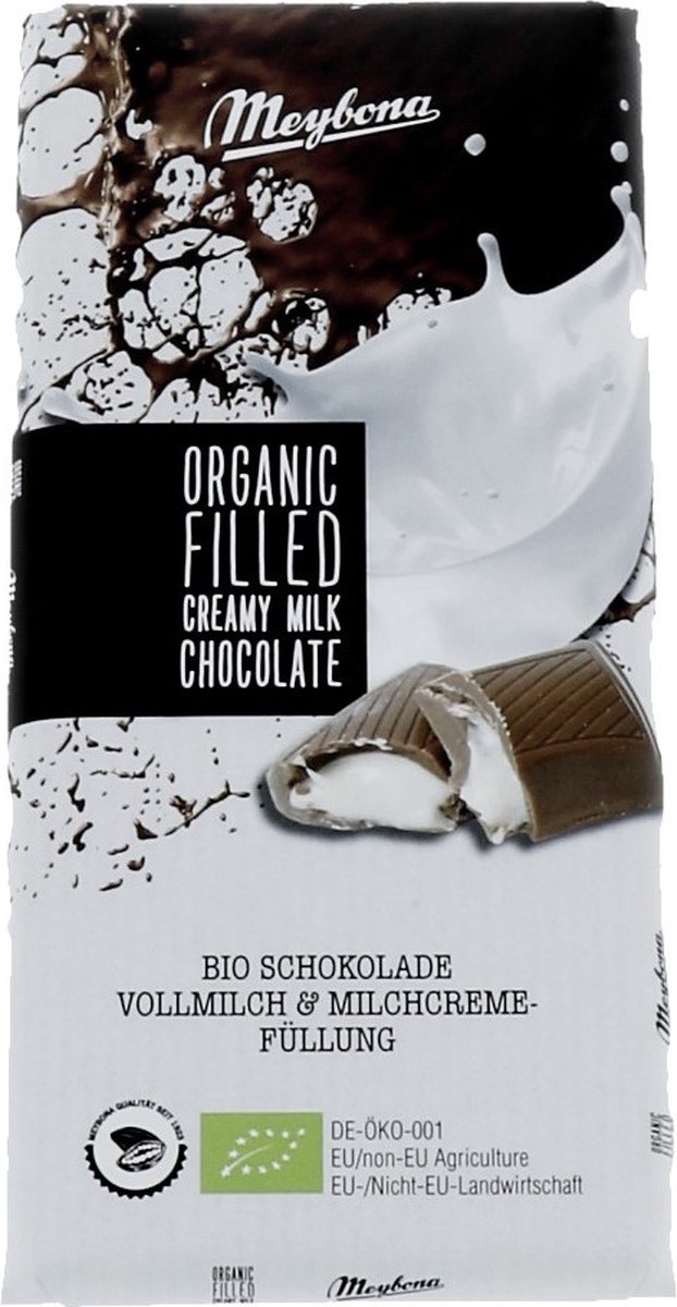 Goedkoopste Meybona Organic Filled Creamy Milk Chocolate 100GR