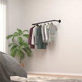 RSR Hangers, kledingstang, garderobe, industrieel design voor hoek, muur, plafond, L-vorm | breedte 70 cm x hoogte 30 cm | garderobestang | kleedkamer | slaapkamer | garderobe | inloopkast