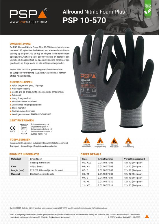 Milwaukee Flex Werkhandschoenen - 11/XXL