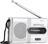 Radio AM/ FM portable avec haut-parleur intégré et prise casque pour Plein air