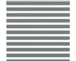 vidaXL - Zebra - rolgordijn - 165x150 - cm - stofbreedte - 160,9 - cm - donkergrijs
