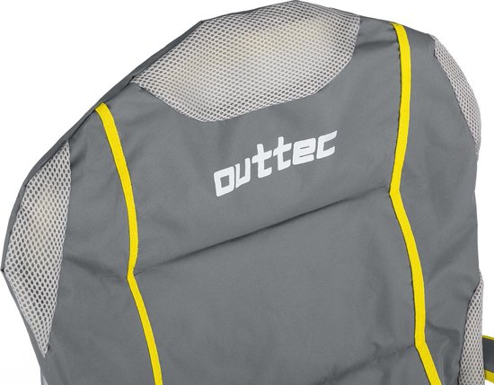 Outtec® Campingstoel - tot 130kg - Bekerhouder & Draagtas - Visstoel, Vouwstoel, Vouwstoel, Tuinstoel, Lichte Campingstoel, Strandstoel van Outtec — afbeelding 5