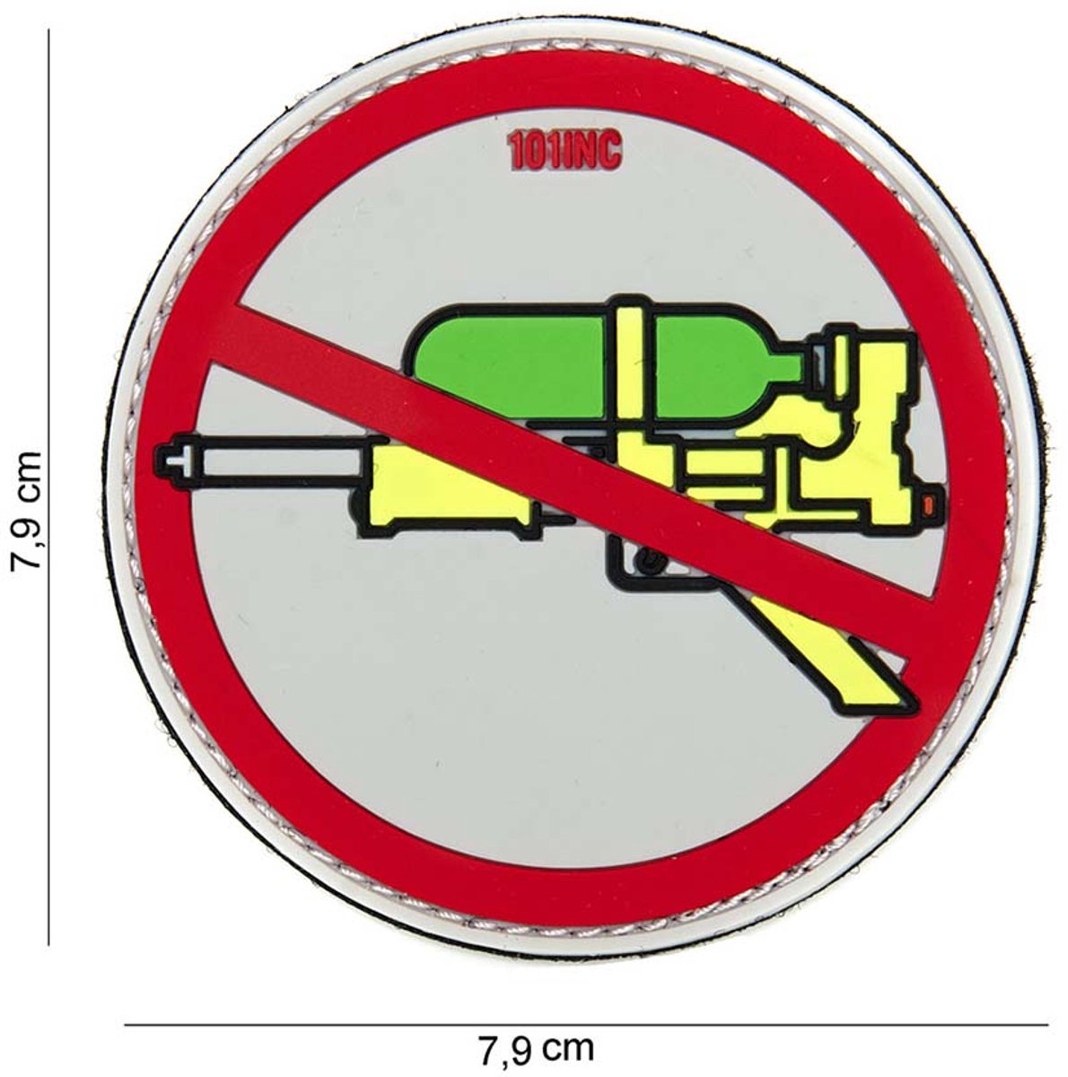 101 Inc Embleem 3D Pvc Super Soaker Rood  14052
