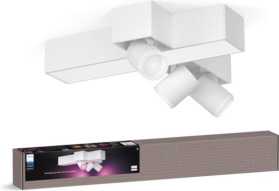 Philips Hue Centris Opbouwspot White and Color - Wit - Kruisvorm - 3-spots