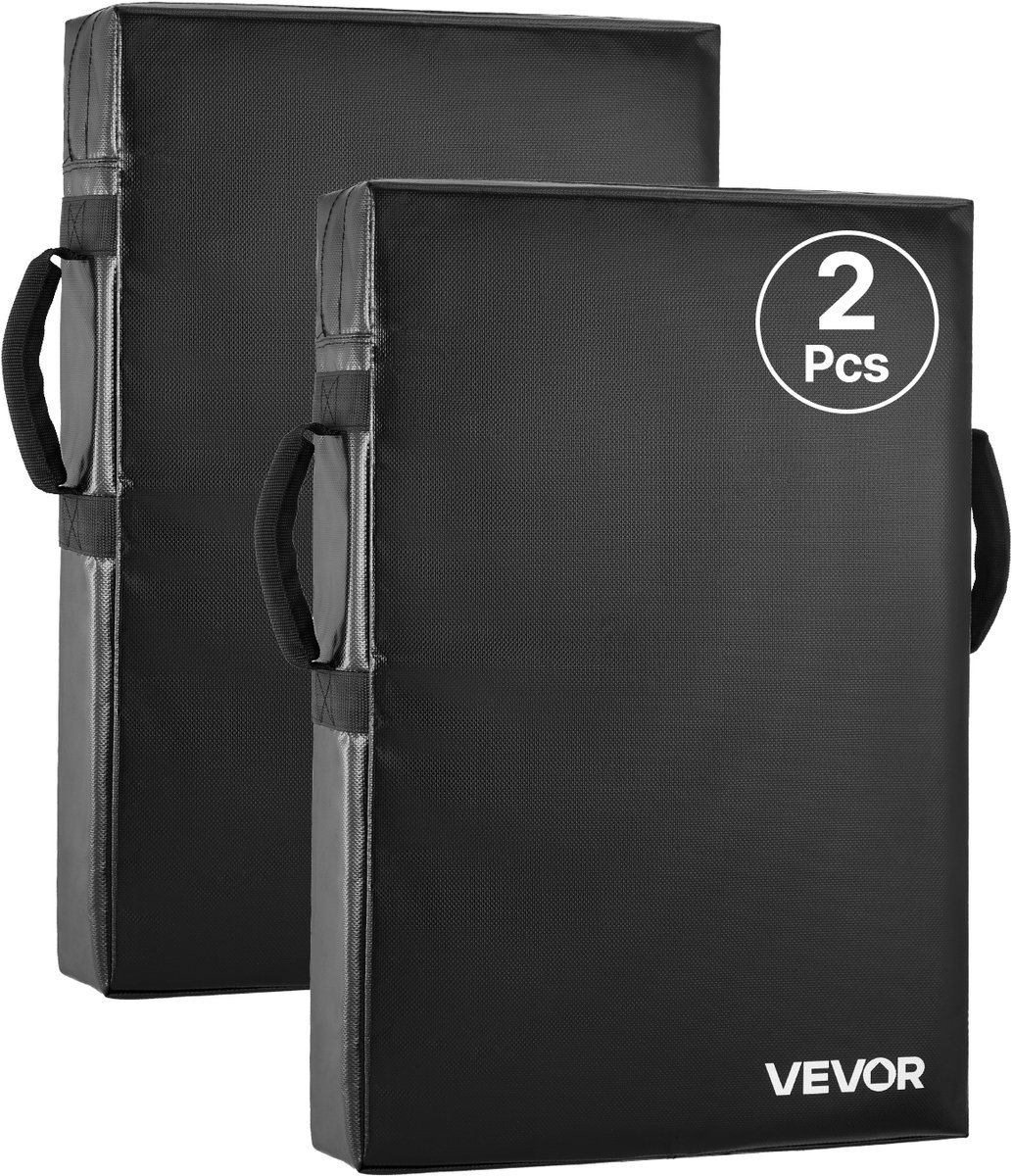 VEVOR Football Blocking Tackle Dummy Kick Shield Pad met handvatten 2 stuks