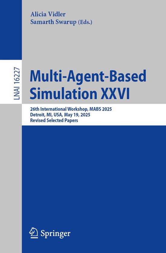 Springer Nature Proceedings Computer Science - Multi-Agent-B ... - cover