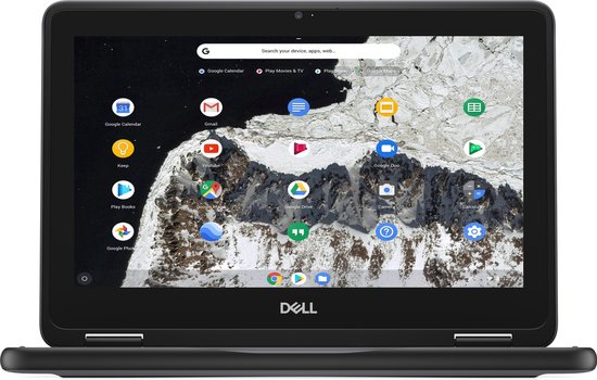 DELL Chromebook 3100 2-in-1 - Touchscreen, Chrome OS, Zwart/Grijs