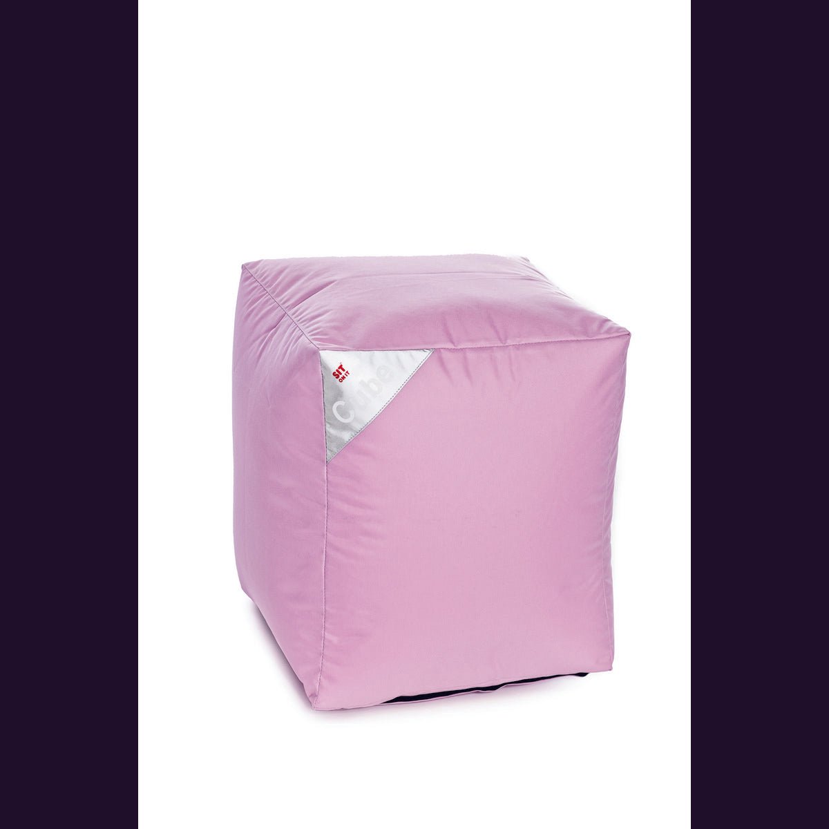 Poef zitzak Cube's Pink Sit On It ....and Joy !!