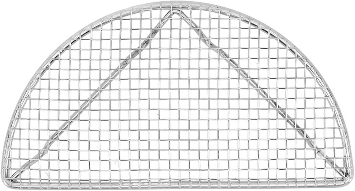 Ovenrooster RVS Halve Cirkel 20CM - Hittebestendig Koelrek voor Bakken en Grillen