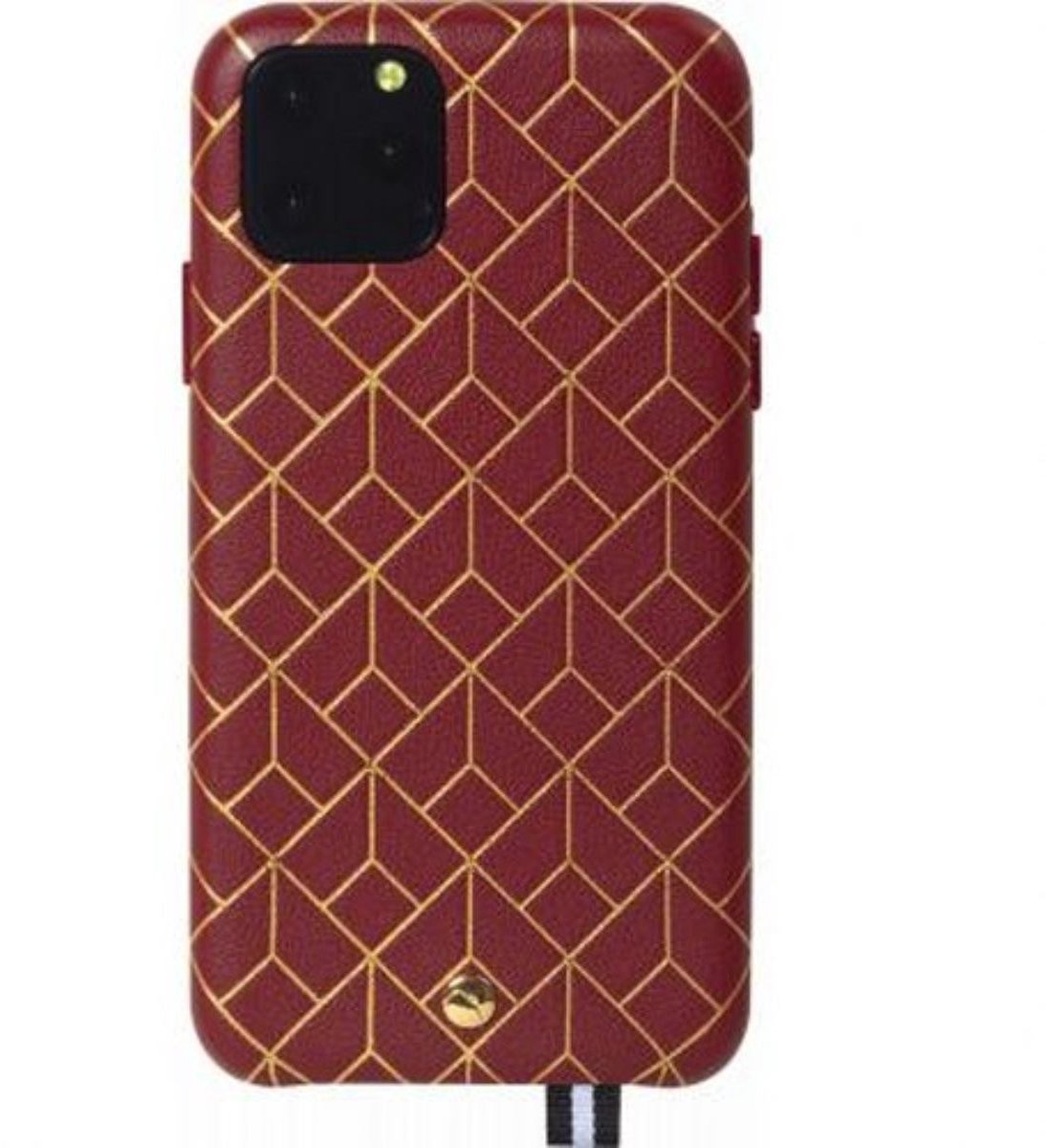 Artefakt Paris, Hoesje Geschikt voor Apple iPhone 11 Pro in St Germain leer met schouderband, Bordeaux