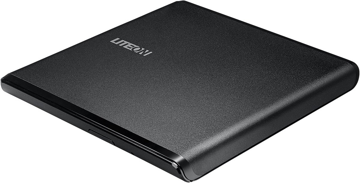 Ultra-Dunne Draagbare Externe DVD Brander USB 2.0 Zwart