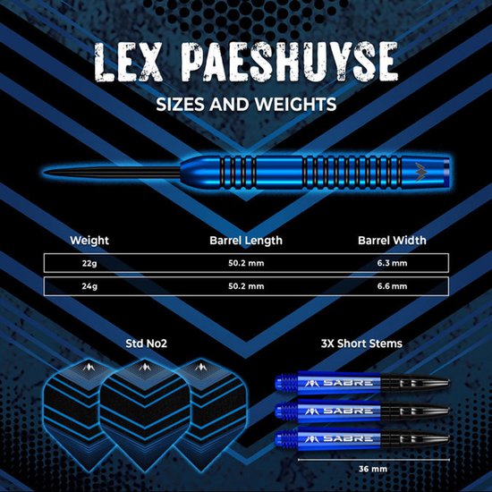 Mission Lex Paeshuyse 90% - Dartpijlen van Merkloos — afbeelding 2