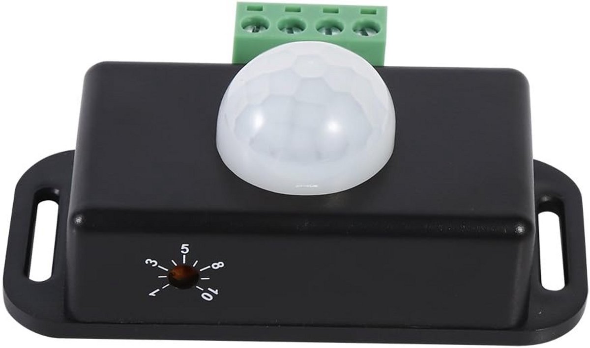 Bewegingsmelder 12V DC PIR Sensor Schakelaar voor LED Strip en Verlichting