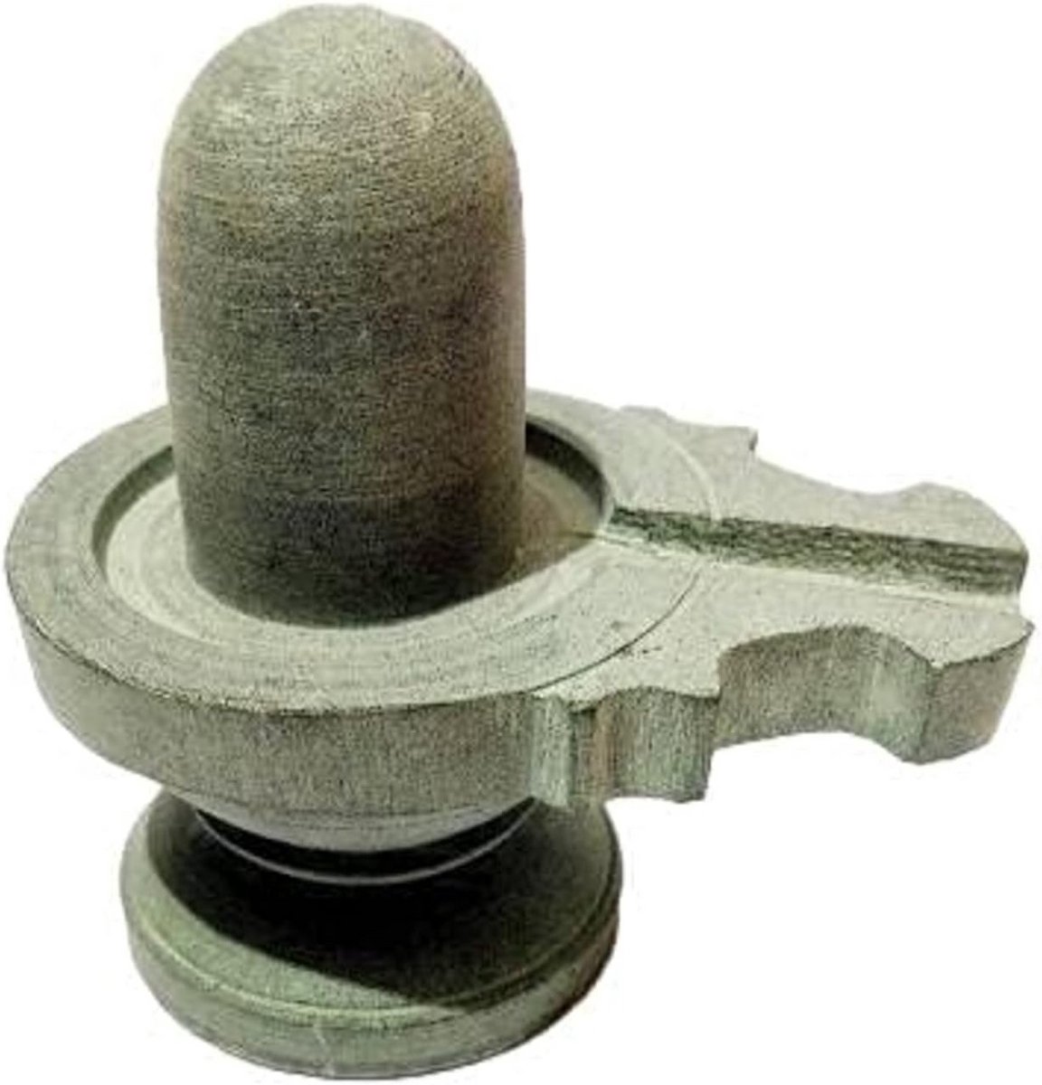 Handgemaakte Shiva Lingam van Steen voor Pooja en Religieus Altaar (7,5 cm)