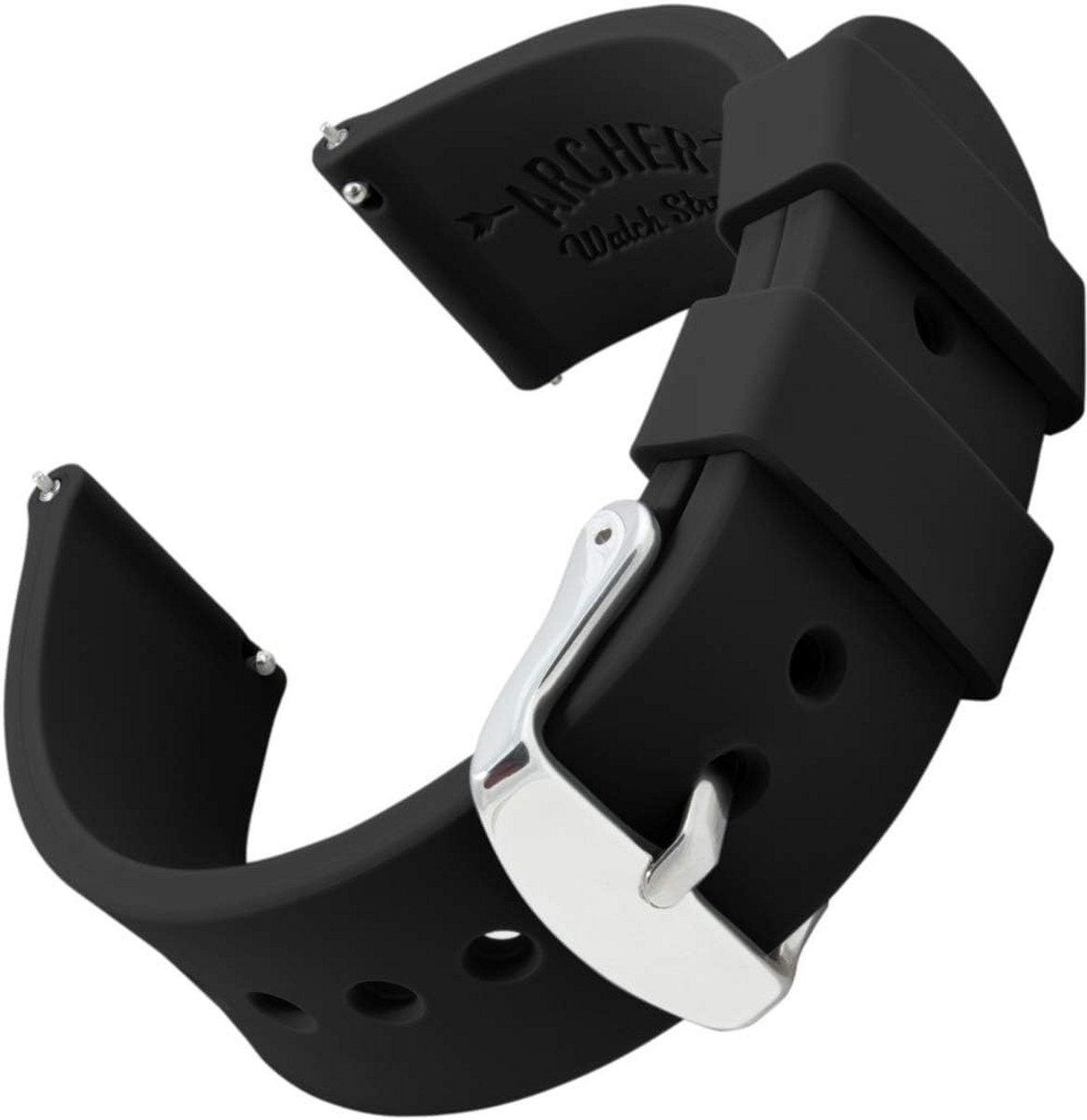 Siliconen Quick Release Horlogebandje - Comfortabele Horlogeband voor Dagelijks Gebruik